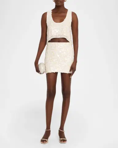 JBQ Adrienne Sequined Mini Skirt | Thumbnail 2 JBQ Adrienne Sequined Mini Skirt | Thumbnail 2