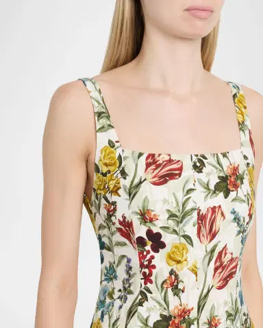 Alice + Olivia Polly Floral Maxi Dress | Thumbnail 5 Alice + Olivia Polly Floral Maxi Dress | Thumbnail 5