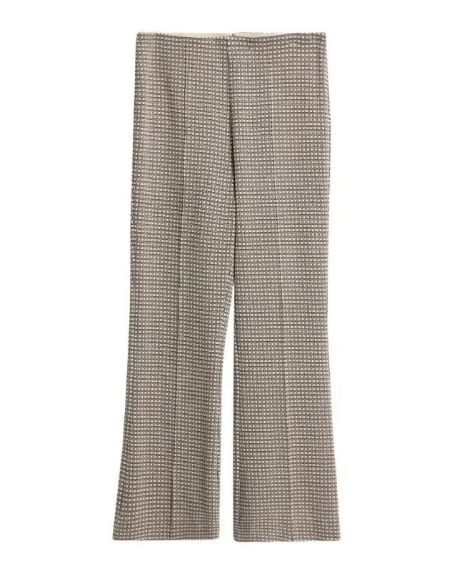 rag & bone Irina Kick-Flare Leopard Ponte Pants