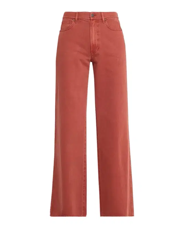 Veronica Beard Kasey Mid-Rise Wide-Leg Jeans