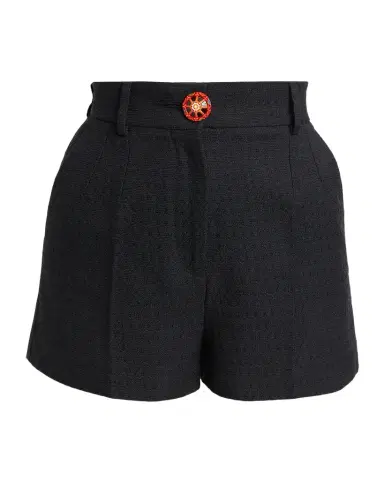 Dolce & Gabbana Carretto-Button Textured Cotton-Linen Shorts | Thumbnail 1