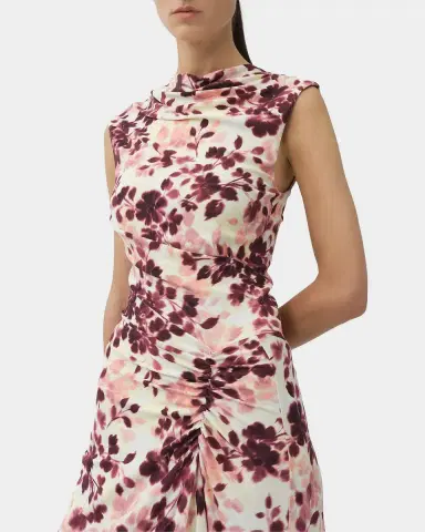 Simkhai Acacia Draped Jersey Midi Dress | Thumbnail 5 Simkhai Acacia Draped Jersey Midi Dress | Thumbnail 5