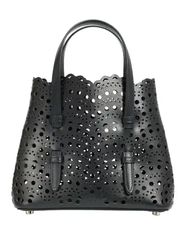 Alaïa Mina 20 Small Perforated Leather Tote Bag | Thumbnail 1 Alaïa Mina 20 Small Perforated Leather Tote Bag | Thumbnail 1
