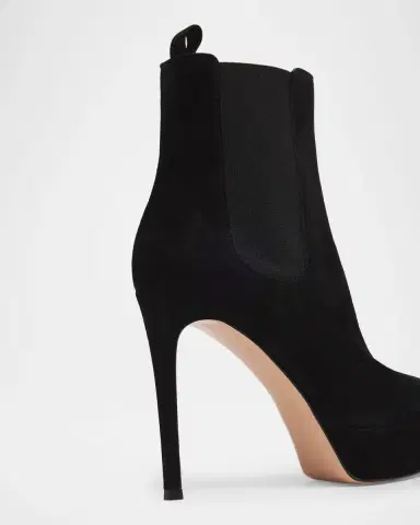 Gianvito Rossi 120mm Suede Pointed-Toe Booties | Thumbnail 3