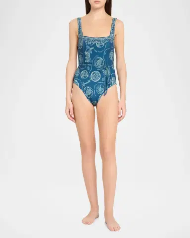 ALÉMAIS Lucky quare-Neck One-Piece Swimsuit | Thumbnail 2 ALÉMAIS Lucky quare-Neck One-Piece Swimsuit | Thumbnail 2