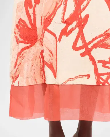 LOVEBIRDS Ayrin Crinkled Floral-Print Midi Dress | Thumbnail 5 LOVEBIRDS Ayrin Crinkled Floral-Print Midi Dress | Thumbnail 5