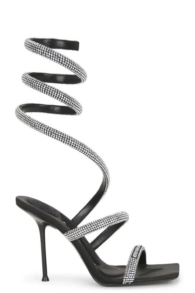 Alexander Wang Julie Crystal Coil Sandal