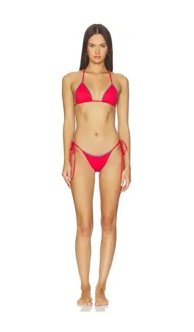 Frankies Bikinis Mackenzie Beaded Bikini Bottom | Thumbnail 4
