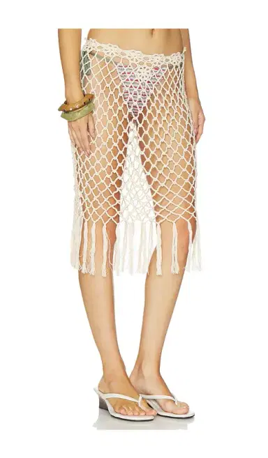 Frankies Bikinis Star Crochet Midi Skirt | Thumbnail 2 Frankies Bikinis Star Crochet Midi Skirt | Thumbnail 2