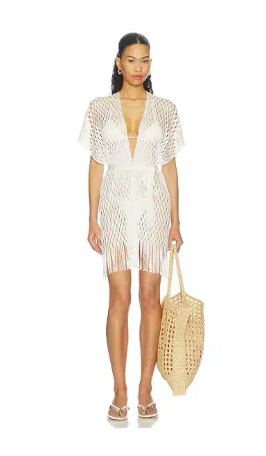 Luli Fama Caught Up Short Caftan | Thumbnail 1