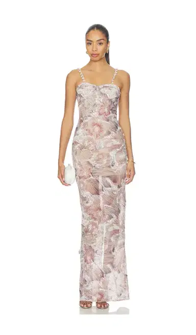 Bronx and Banco Eve Dahlia Maxi Dress With Straps | Thumbnail 1 Bronx and Banco Eve Dahlia Maxi Dress With Straps | Thumbnail 1