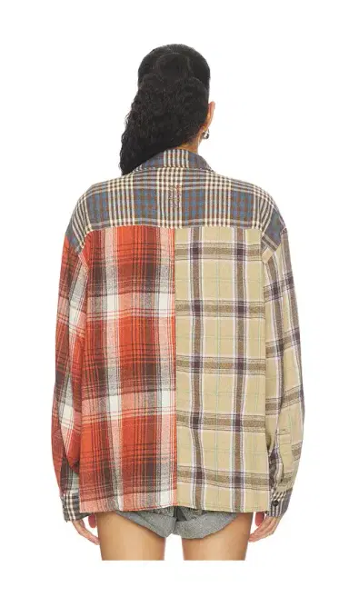 One Teaspoon Essential Patchwork Flannel Shirt | Thumbnail 4 One Teaspoon Essential Patchwork Flannel Shirt | Thumbnail 4