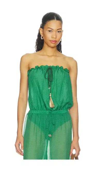 Hanne Bloch Bandeau Silk Top | Thumbnail 1 Hanne Bloch Bandeau Silk Top | Thumbnail 1