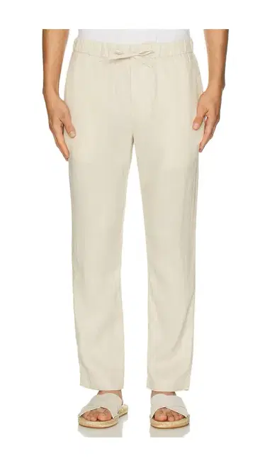 Frescobol Carioca Oscar Linen Chino Pant | Thumbnail 1