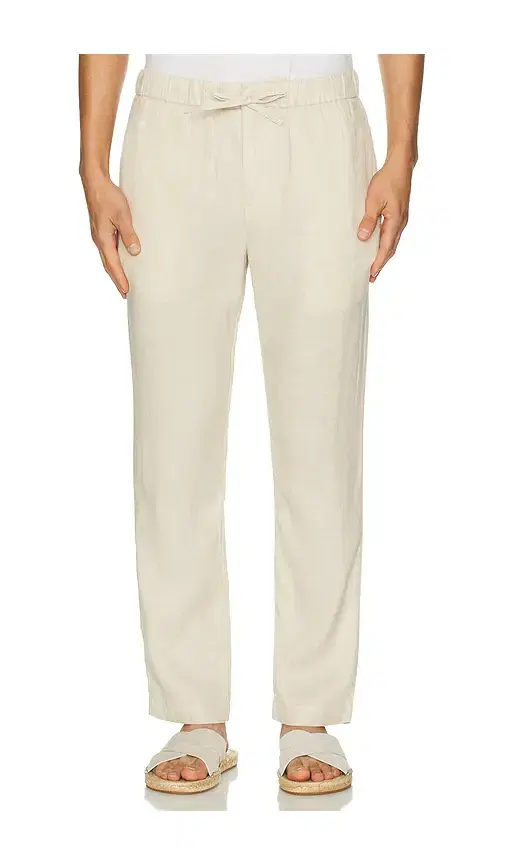 Frescobol Carioca Oscar Linen Chino Pant
