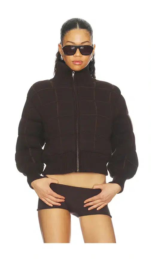 ISA BOULDER Ripped Quilt Bomber
