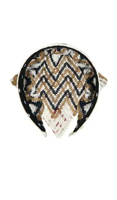 Lele Sadoughi Jackie Crochet Handkerchief Headband | Thumbnail 2
