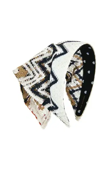 Lele Sadoughi Jackie Crochet Handkerchief Headband | Thumbnail 1