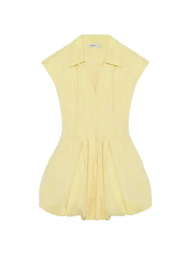 Simkhai Women's Lirinne Bubble-Hem Mini Dress | Thumbnail 1 Simkhai Women's Lirinne Bubble-Hem Mini Dress | Thumbnail 1
