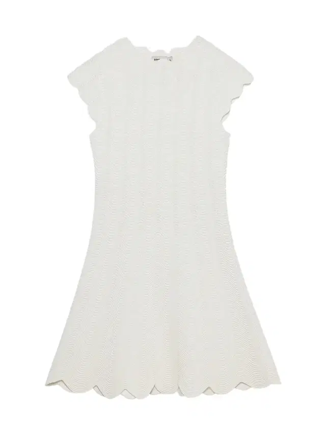 SIMKHAI Women's Evalynn Scallop Mini Dress -
