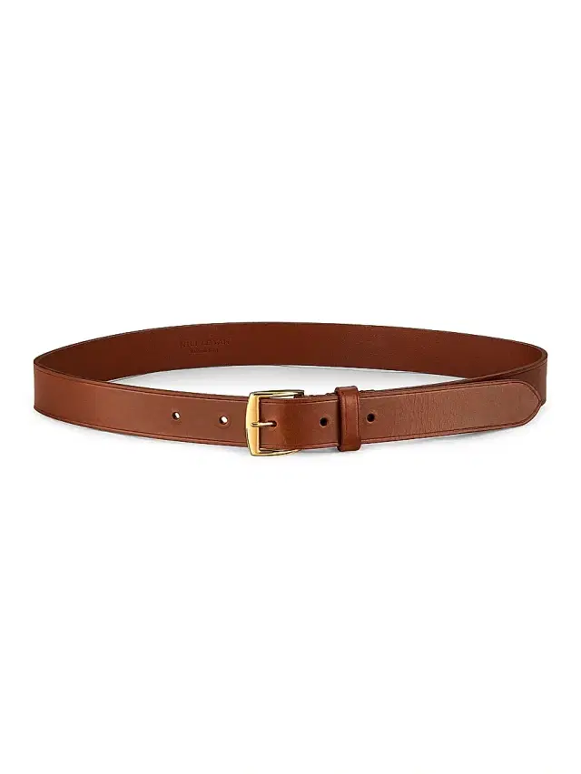 Nili Lotan Women's Sloane Croc-Embossed Leather Belt - Cognac