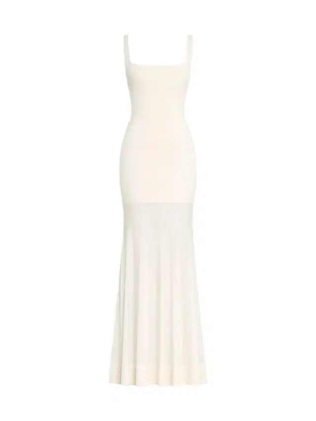 SEROYA Women's Inga Sheer Knit Maxi Dress - Eggshell