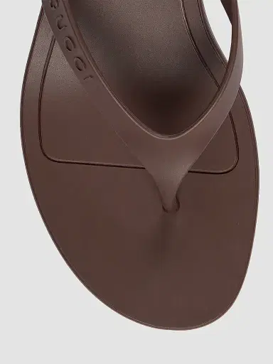 Gucci Women's Vittoria 35MM Thong Sandals - Coffee - Size 11 | Thumbnail 5