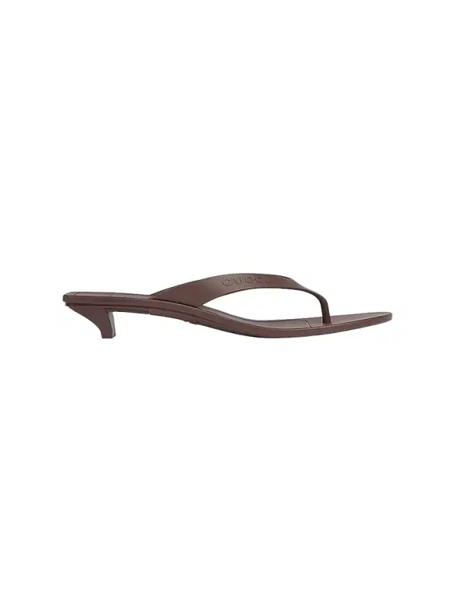 Gucci Women's Vittoria 35MM Thong Sandals - Coffee