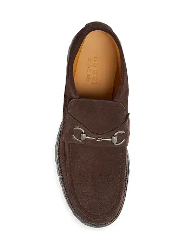 Gucci Men's Sylke Horsebit Suede Ankle Boots | Thumbnail 4 Gucci Men's Sylke Horsebit Suede Ankle Boots | Thumbnail 4