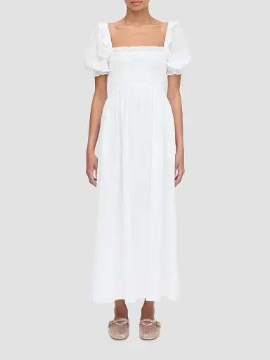Hill House Home Women's The Scarlett Nap Dress - White Shadow Stripe - Size XXXXL | Thumbnail 2 Hill House Home Women's The Scarlett Nap Dress - White Shadow Stripe - Size XXXXL | Thumbnail 2