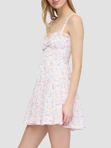 Hill House Home Women's The Rebecca Mini Nap Dress - Camo Fish | Thumbnail 3