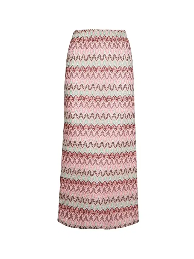Hill House Home Women's The Zoey Maxi Skirt - White Multi