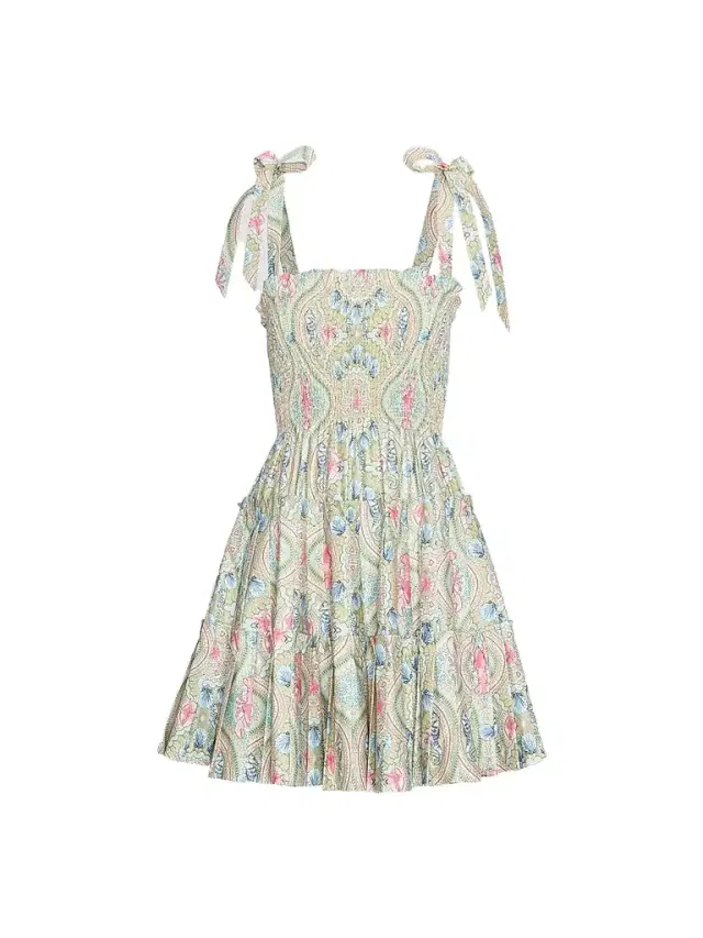 Hill House Home Women's The Ribbon Charlotte Nap Dress - Sea Scroll