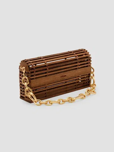 Cult Gaia Women's Sylva Wooden Shoulder Bag | Thumbnail 3