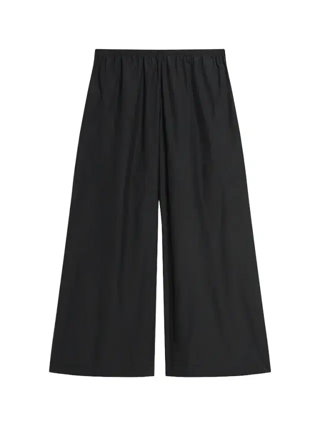 Theory Women's Cotton-Blend Wide-Leg Crop Pants - Black