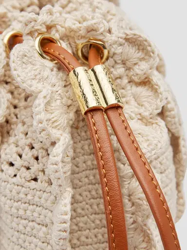 Ulla Johnson Women's Adria Small Crochet Crossbody Bag | Thumbnail 6 Ulla Johnson Women's Adria Small Crochet Crossbody Bag | Thumbnail 6