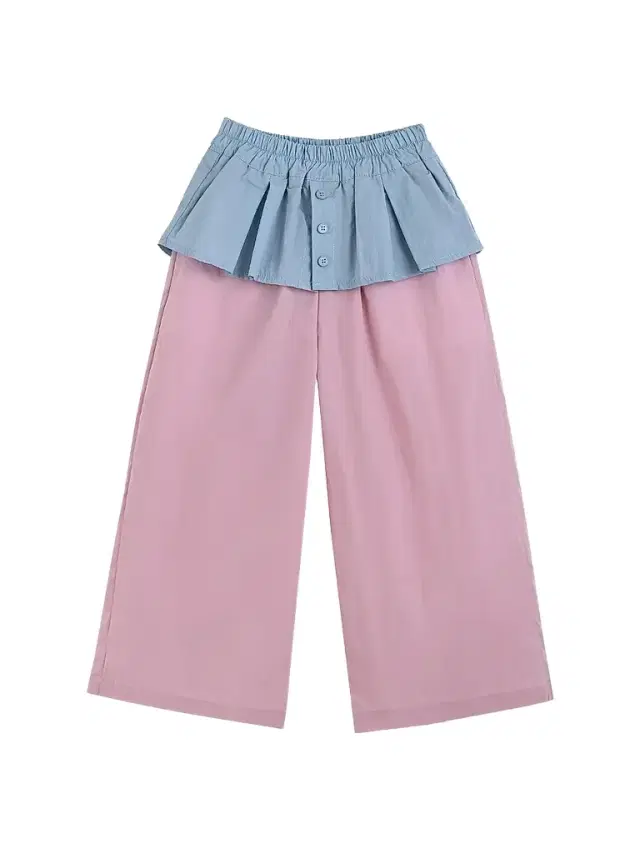 Mimi Tutu Little Girl's & Girl's Pants with Overlay - Pink