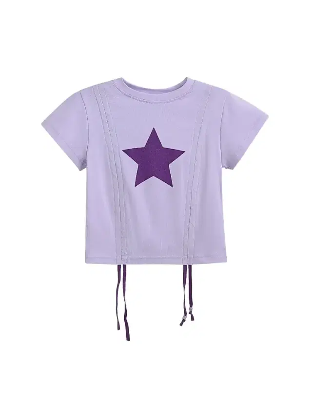 Mimi Tutu Little Girl's & Girl's Star Accent T-Shirt - Purple