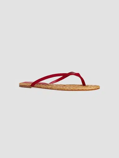 Black Suede Studio Women's Alaya Suede Flat Sandals | Thumbnail 2 Black Suede Studio Women's Alaya Suede Flat Sandals | Thumbnail 2