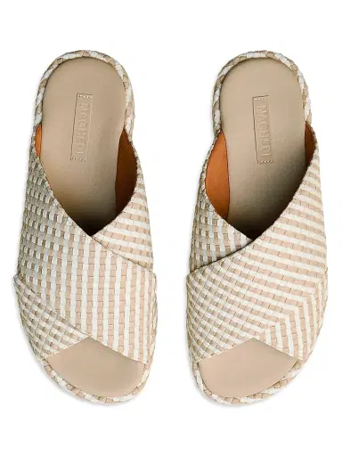Naghedi Women's Laguna Striped Geo Platform Sandals - Mykonos | Thumbnail 2