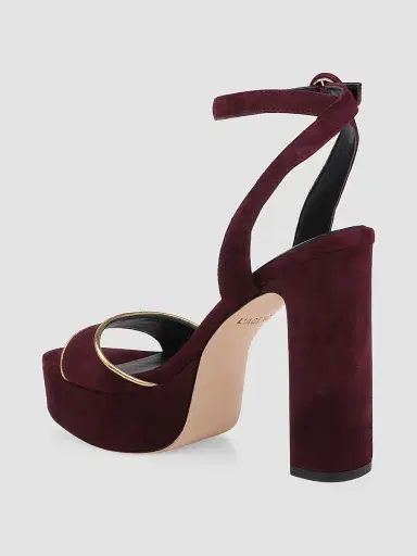L'Agence Women's Essie 115MM Suede Platform Sandals | Thumbnail 3 L'Agence Women's Essie 115MM Suede Platform Sandals | Thumbnail 3