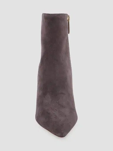 L'Agence Women's Houston 75MM Suede Stiletto Booties | Thumbnail 5 L'Agence Women's Houston 75MM Suede Stiletto Booties | Thumbnail 5
