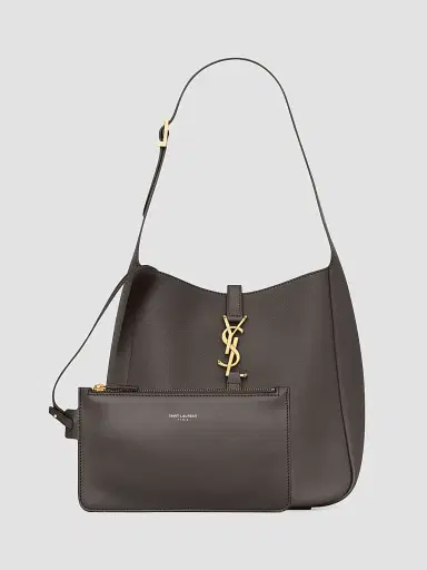 Saint Laurent Women's Le 5 à 7 Supple Small Shoulder Bag in Grained Leather | Thumbnail 5