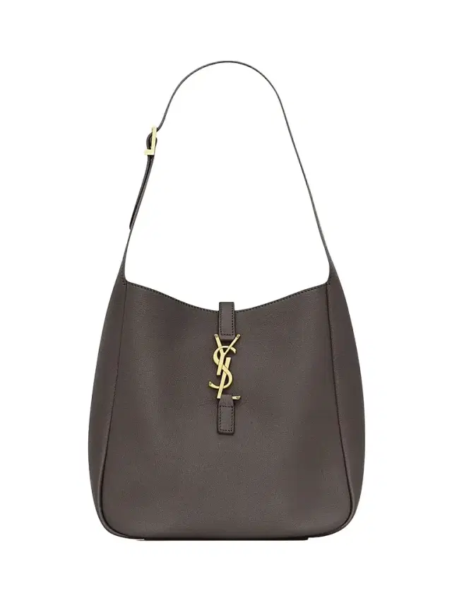 Saint Laurent Women's Le 5 à 7 Supple  Shoulder Bag in Grained Leather - Urban Grey