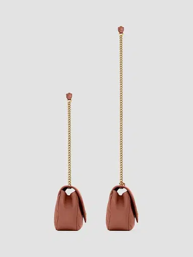 Saint Laurent Women's Loulou Shoulder Bag in Lambskin Leather - Hortensia | Thumbnail 6