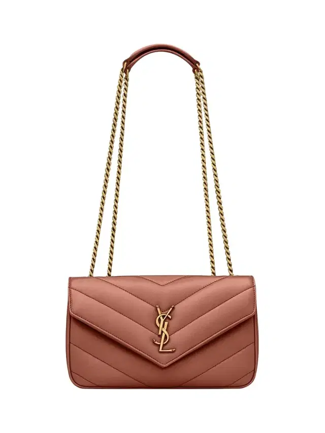 Women's Loulou Shoulder Bag in Lambskin Leather - Hortensia