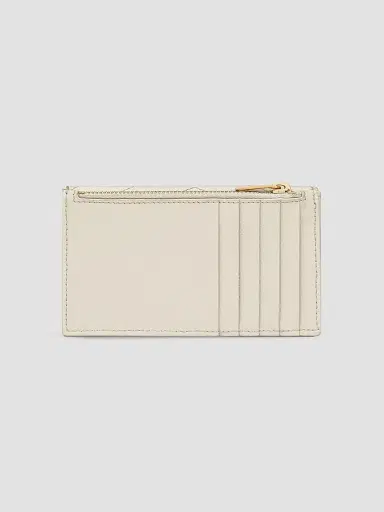 Saint Laurent Women's Cassandre Matelassé Fragments Flap Card Case in Grain de Poudre Embossed Leather | Thumbnail 3 Saint Laurent Women's Cassandre Matelassé Fragments Flap Card Case in Grain de Poudre Embossed Leather | Thumbnail 3