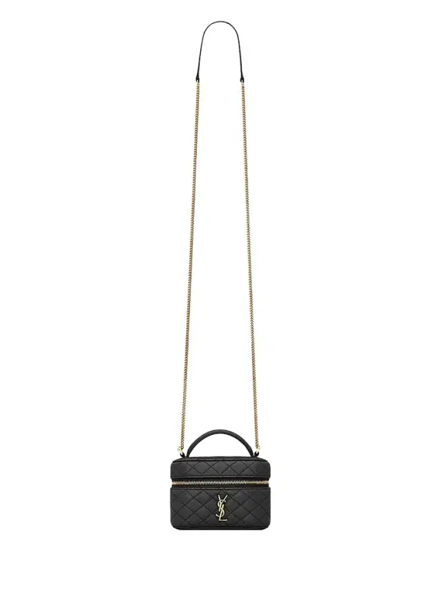 Saint Laurent Women's Gaby Micro Vanity Bag - Black
