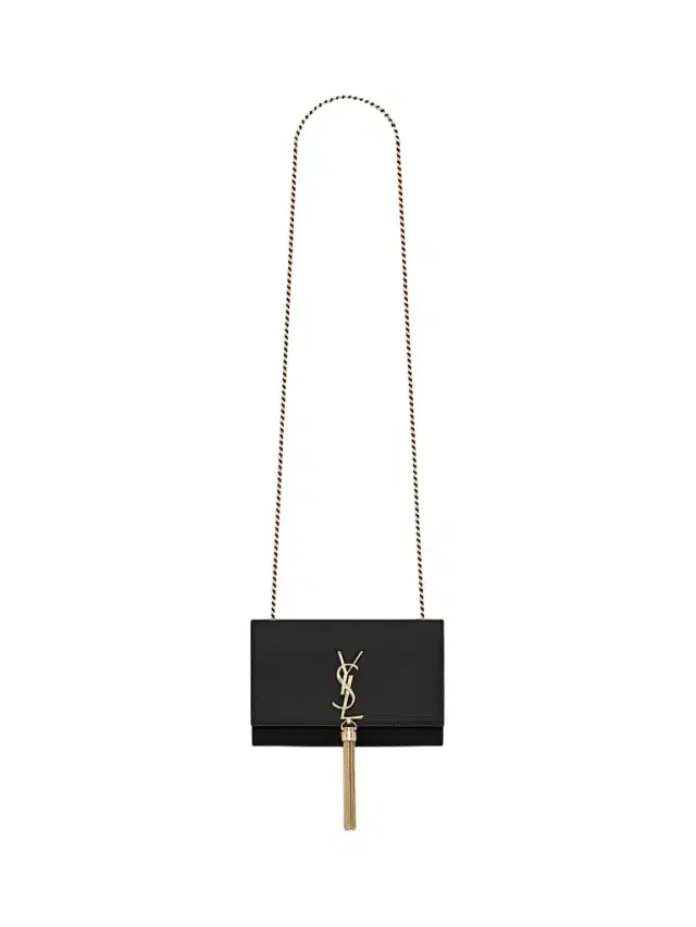 Saint Laurent Women's Kate  Tassel Crossbody Bag - Black