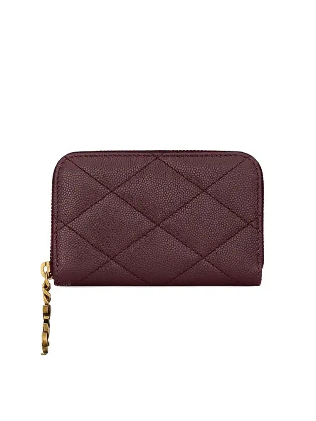 Saint Laurent Women's Cassandre Bijou Change Purse - Rouge Cabernet